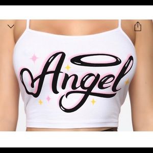 Angel crop top